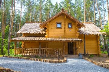 Дом с баней  в Гостинице Архангельская Слобода